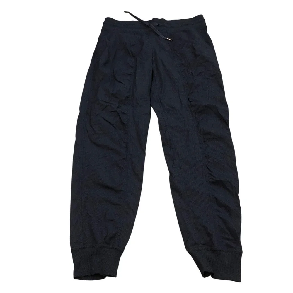 Lululemon Dance Studio Mid-Rise Jogger 7/8 Length pants size 8 Navy Blue W5ENLS